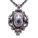 GEORG JENSEN ジョージ ジェンセンペンダントネックレス シルバー 925 SV【中古】【程度B+】【良品】
