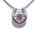 Pt850/900 プラチナ ネックレスダイヤモンド 0.30ct【中古】【程度A-】【ノーブランド】