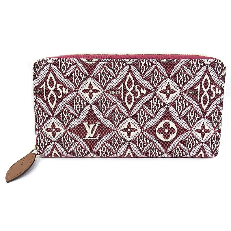 ルイヴィトン Louis Vuitton 2020AWモノグラム ジャガード Since 1854 ジッピーウォレット M69994 長財布 ボルドー【中古】【程度A+】【極上美品】