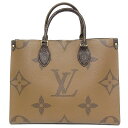 ルイヴィトン LOUIS VUITTON レディースオンザゴーMM M45321 ジャイアント・モノグラムモノグラム・リバース 2WAYショルダーバッグ ハンドバッグ【中古品】【程度A】【美品】(4)