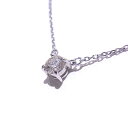 Pt850/900 プラチナ ネックレスダイヤモンド 0.11ct【中古】【程度A】【ノーブランド】
