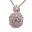 ネックレス 750 K18 YG イエローゴールドダイヤモンド 合計1.25ct デザインネックレス【中古】【程度A】【ノーブランド】