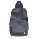 ルイヴィトン LOUIS VUITTON ブラックタイガ ノワール ボディバッグ M30443アヴェニュー・スリングバッグメンズ 男性 ショルダーバッグ【中古品...
