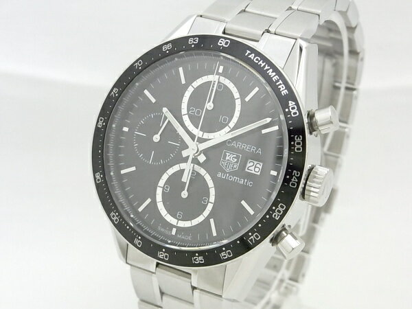 【中古】【程度A】【美品】タグホイヤー カレラ クロノグラフ CV2010.BA0794 オートマチ ...