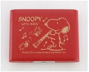 Teeda SNOOPY BAND COLLECTION スヌーピー×リードケース B♭クラリネット用　レッド　5枚収納 SCL-05R