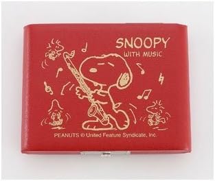 Teeda SNOOPY BAND COLLECTION スヌーピー×リードケース バスクラリネット用　レッド　5枚収納 SBC-05R 1