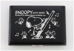 Teeda SNOOPY BAND COLLECTION スヌーピー×リードケース ファゴット用　ブラック　5本収納 SFG-05B