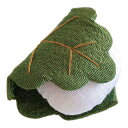 お供え ちりめん細工 甘美 お供え物 御供 盆飾り お盆 新盆 初盆 お彼岸 正月 正月飾り 法事 贈り物 贈答用 ギフト 仏壇 仏具 お香 おしゃれ かわいい インテリア 京都 夢み屋 国産 日本製 『 甘美 柏餅(KKN-14) 』