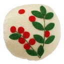 お供え ちりめん細工 甘美 お供え物 御供 盆飾り お盆 新盆 初盆 お彼岸 正月 正月飾り 法事 贈り物 贈答用 ギフト 仏壇 仏具 お香 おしゃれ かわいい インテリア 京都 夢み屋 国産 日本製 『 甘美 南天(KKN-57) 』