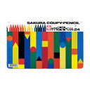 サクラクレパス クーピーペンシル 24色セット (缶入り) (FY24)