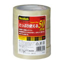 スリーエム ジャパン 透明粘着テープ 500-3-12-10P 幅12mm 長さ50m 10巻入 (500-3-12-10P)(3)