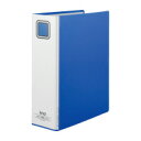 iimo パイプ式ファイル エコノミー両開きA4縦 青 10冊 (EM-FURT680BX10)