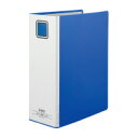 iimo パイプ式ファイル エコノミー両開きA4縦 青 10冊 (EM-FURT6100BX10)