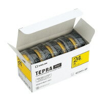 キングジム テプラPROテ-プ エコパック 5個入り 黄色に黒文字 24mm (SC24Y-5P) キングジム テプラPROテ-プ エコパック 5個入り 黄色に黒文字 24mm (SC24Y-5P)