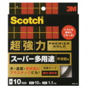 スリーエム ジャパン プレミアムゴールドスーパー多用途 超強力両面テープ10mm×10m (PPS-10)