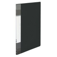 コクヨクリヤーブック＜Glassele＞　固定式背ポケット10枚ブラック（ラ-GLB10D）（66010180）