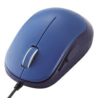 エレコム 有線BlueLEDマウス／5ボタン／青　BlueLED／有線／5ボタン／ブルー （M-Y9UBBU） （66171744）