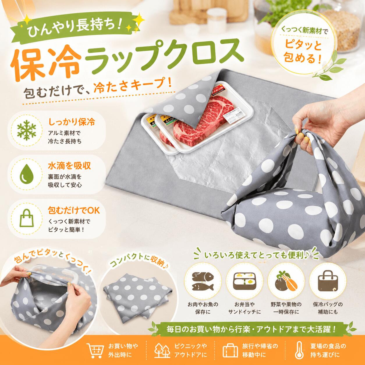 ライズクリエイション 油汚れクロス Sサイズ 5枚セット 頑固な油汚れも水だけでキレイに落とす ミックスセット1 R0469-I-S