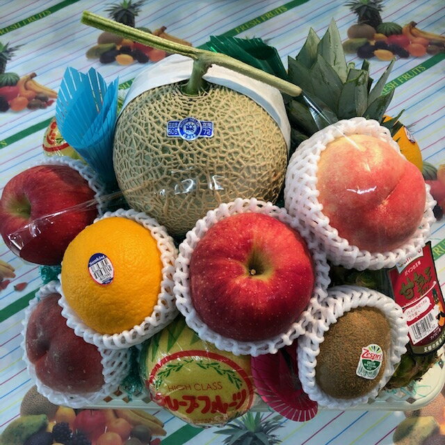 果物詰め合わせギフト お歳暮 果物カゴ盛り 季節の果物 フルーツバスケット 旬の果物 贈り物 贈答用 ギフト お歳暮 お中元 篭盛り果物 籠盛りフルーツ 2