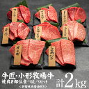 小形牧場牛 希少部位!焼肉8部位食べ比べセット! 計2kg 個包装で便利 送料無料