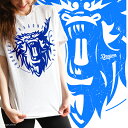 【 楽天限定 球団公認 】中日ドラゴンズ DDT exclusive DRAGON FACE Tシャツ WH M / L メンズ レディース 半袖 ホワイト ベースボール プロ野球 グッズ 観戦 応援 ヤエックス