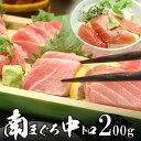 南まぐろ(ミナミマグロ)中トロ 2人前 約200g 天然 物 極上 品 【送料無料】沖縄へは700円加算 父の日 2025 楽天 感謝 初夏 贈り物 海鮮グルメ...
