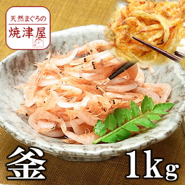 【新物】釜揚げ桜海老（桜えび）1kg 業務用 地元 静岡 駿河湾産 かき揚げ 海鮮丼に 【送料無料】沖縄へは700円加算 父の日 ギフト プレゼント おつまみ 海鮮 グルメ ランキング