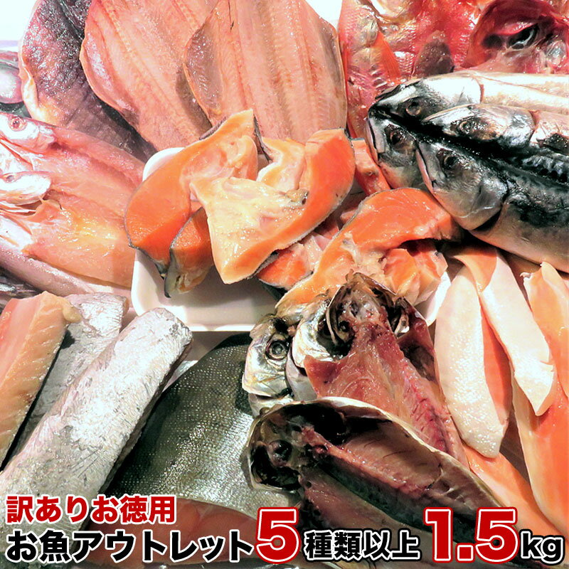 【訳ありお徳用】お魚アウトレット 5種類以上　1.5kg以上