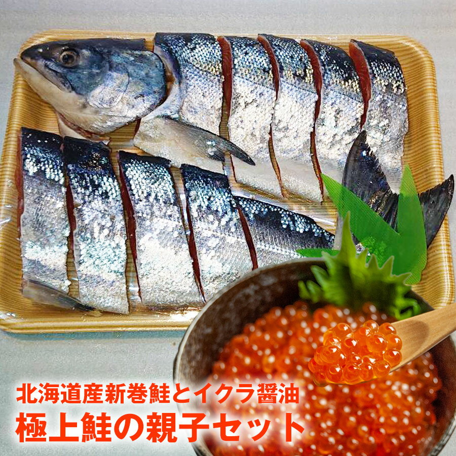 【送料無料】極上新巻鮭の親子セット 北海道産 天然新巻鮭 秋鮭 片身 姿切り 約1.2kg と極上いくら醤油漬け100gのセット お祝 お正月につきもの 北海道の味 絶品の新巻き鮭
ITEMPRICE