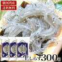 商品情報 名称 駿河湾産　生しらす 300g 原材料鰯類の稚魚（静岡県産）内容量100g×3パック賞味期限90日間保存方法要冷凍-18℃以下で保存してください。販売者 焼津港静岡県焼津市八楠4丁目13番地の7焼津さかなセンター株式会社ニッコーサービス ≫生しらす 500gはコチラ ≫生しらす 200gはコチラ ≫生しらす 100gはコチラ駿河湾産　生しらす 300g 駿河湾で獲れた新鮮なイワシの稚魚を急速冷凍した生しらすです。使いやすいように100g×3パックにしてあります。そのまま食べてもいいですし、生しらす丼にしてもかき揚げにしても美味しいです。