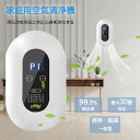 小型 空気清浄機 30畳 空気浄化器 空気 浄化 花粉対策 ウィルス 除去 脱臭機 オゾン マイナスイオン搭載 タバコ 消臭 除菌 静音設計 ホコリ PM2.5 省エネ 猫砂臭対策 ホコリ除去 ペット 家庭用空気清浄機 トイレ/浴室/キッチン適用