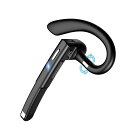 ビジネスワイヤレスイヤホン ヘッドセット 片耳 耳掛け型 Bluetooth 5.2 ワイヤレスイヤホン HiFi CVC8.0ノイズキャンセリング 快適装着 ...