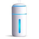 加湿器 卓上 小型 2024冬登場 加湿器 除菌 7色LEDライト 超音波加湿器 充電式 1200mAh大容量バッテリー コードレス 静音 卓上加湿器 自動停止...
