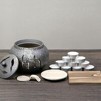 茶香炉 陶器茶香炉 陶器アロマ 茶 しがらき 焼き物 信楽焼 火 キャンドル 茶こうろ 香炉 ギフト ty-0002