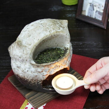 茶香炉 送料無料 ふくろう茶香炉 信楽焼 アロマポット 陶器 茶こうろ お茶 インテリア ギフト やきもの ty-0004