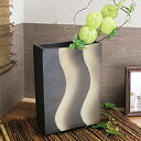 信楽焼 長角足付花入れ 癒しを感じさせる土味 の壷 つぼ 花瓶 花器 陶器 花入れ 投げ入れ しがらき 一輪挿し インテリア やきもの 焼き物 ha-0139(3)