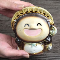 【38時間限定15%OFFクーポン】信楽焼 4号笑福狸(オス) 信楽焼たぬき縁起物タヌキ 陶器タヌキ たぬき置物 やきもの しがらきやき 焼き物 狸 タヌキ 信楽 ta-0160 [2]