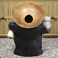 30号ふくろう持ち狸