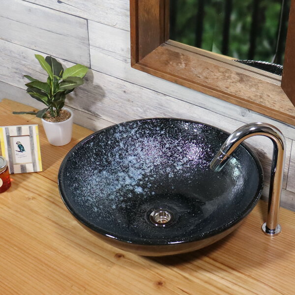 【スーパーSALE クーポン併用で24%OFF】信楽焼 青雲(中型)手洗い鉢 飽きのこない洗面鉢 お洒落な洗面器 手洗器 手洗鉢 洗面ボール 洗面シンク 陶器 洗面台 手洗い鉢 洗面ボウル 洗面陶器 やきもの 和風 tr-3276