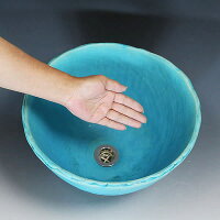 手洗い鉢陶器洗面信楽焼洗面ボウル手洗器洗面ボール手洗鉢陶器洗面鉢