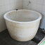 丸型 直径900 × 高さ550mm 信楽焼浴槽ロクロ成型 陶器浴槽 陶器風呂 つぼ湯 つぼ風呂 風呂釜 風呂桶 しがらきやき やきもの バスタブ 釜風呂 信楽焼ふろ 露天 温泉 yr-900