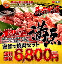 ◆◆破格◆◆ 家族　焼肉1.5kgセット☆　【送料無料】　BBQ　バーベキューに☆　バーベキューセット 3