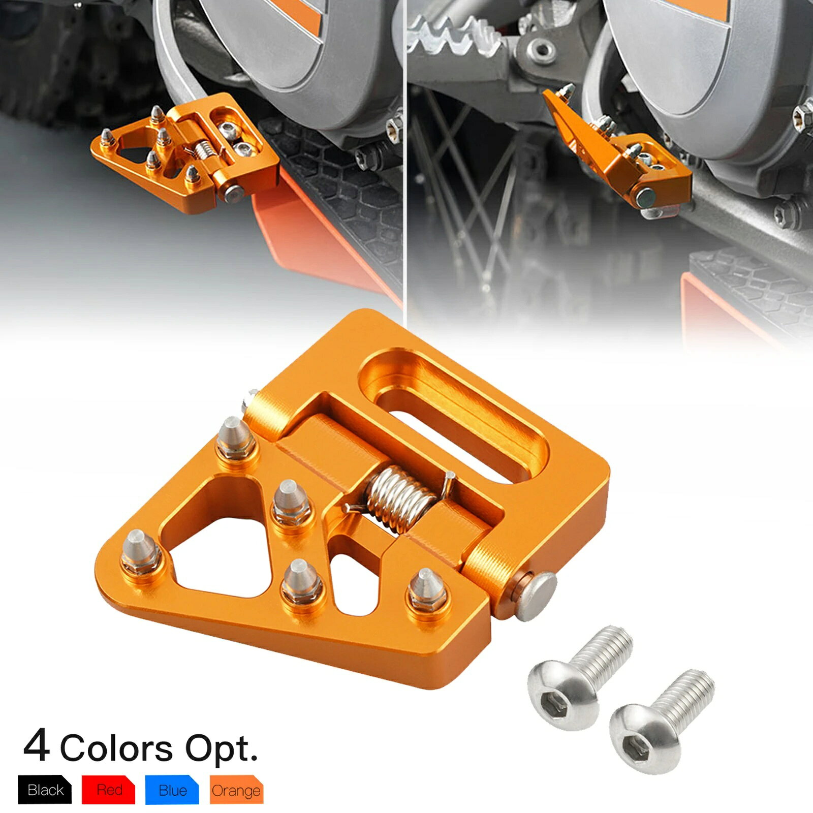 商品説明 懸念される化学物質: なしバイクメーカー: KTM（KTM）特別な機能: Brake Pedal Step Tip Plate商品の重量: 0.1kgアイテムの高さ: 8cmアイテムの幅: 13cmアイテムの長さ: 9cmモデル名: 12810043銘柄: NICECNC起源: Cn (原点)アイテムタイプ: ロープとケーブル素材: AluminumFit 1: For Husaberg TE/FE125-570 09-14Fit 2: For Husqvarna TC125/250 2014-2015Fit 3: For Husqvarna FC250/350/450 2014-2015Fit 4: For Husqvarna TE/FE 125-501 2014-2016Fit 5: For Husqvarna FE 350/501 S 2016Fit 6: For Husqvarna 701 ENDURO 2016-2023Fit 7: For Husqvarna 701 SUPERMOTO 2016-2023Fit 8: For Beta RR/RR S 200/250/300/390/430/450/480/500/XTRAINER 300 2013-2023Fit 9: For KTM 125-530 SX/SXF/XC/XCF 2004-2015Fit 10: For KTM 125-530 XC-W/XCFW/EXC/EXCF 2004-2016Fit 11: For KTM 390 Adventure/R 2021-2023Fit 12: For KTM 690 Enduro R 2008-2023Fit 13: For KTM 690 SMC R 2012-2023Fit 14: For KTM 790 Adventure/R 2019-2023Fit 15: For KTM 890 Adventure/R 2020-2023Fit 16: For KTM 990/950 Adventure 2002-2013Fit 17: For KTM 1050 Adventure/R 2015-2016Fit 18: For KTM 1090 Adventure R 2017-2018Fit 19: For KTM 1190 Adventure/R 2013-2016Fit 20: For KTM 1290 Super Adventure/R/S/T 2015-2023Fit 21: For GasGas EC/XC 250,300 2018-2020Fit 22: For Sherco 500 SEF Factory 2019-2022Fit 23: For Sherco 500 SCF 2019-2020Fit 24: For Sherco 450 SEF-R 2015-2021Fit 25: For Sherco 450 SEF Factory 2021-2022Fit 26: For Sherco 450 SCF 2019-2020Fit 27: For Sherco 300 SE-R 2014-2022Fit 28: For Sherco 300 SEF-R 2013-2022Fit 29: For Sherco 300 SEF Factory 2013-2022Fit 30: For Sherco 300 SE Factory 2014-2022Fit 31: For Sherco 300 SCF 2017-2020Fit 32: For Sherco 300 SC 2017-2020Fit 33: For Sherco 250 SE-R 2014-2022Fit 34: For Sherco 250 SEF-R 2015-2021Fit 35: For Sherco 250 SEF Factory 2014-2022Fit 36: For Sherco 250 SE Factory 2014-2022Fit 37: For Sherco 250 SCF 2017-2020Fit 38: For Sherco 250 SC 2017-2020Fit 39: For Sherco 125 SE-R 2017-2021Fit 40: For Sherco 125 SE Factory 2021-2022Fit 41: For Sherco 125 SC 2019-2020 商品仕様 懸念される化学物質なしバイクメーカーKTM（KTM）特別な機能Brake Pedal Step Tip Plate商品の重量0.1kgアイテムの高さ8cmアイテムの幅13cmアイテムの長さ9cmモデル名12810043銘柄NICECNC起源Cn (原点)アイテムタイプロープとケーブル素材AluminumFit 1For Husaberg TE/FE125-570 09-14Fit 2For Husqvarna TC125/250 2014-2015Fit 3For Husqvarna FC250/350/450 2014-2015Fit 4For Husqvarna TE/FE 125-501 2014-2016Fit 5For Husqvarna FE 350/501 S 2016Fit 6For Husqvarna 701 ENDURO 2016-2023Fit 7For Husqvarna 701 SUPERMOTO 2016-2023Fit 8For Beta RR/RR S 200/250/300/390/430/450/480/500/XTRAINER 300 2013-2023Fit 9For KTM 125-530 SX/SXF/XC/XCF 2004-2015Fit 10For KTM 125-530 XC-W/XCFW/EXC/EXCF 2004-2016Fit 11For KTM 390 Adventure/R 2021-2023Fit 12For KTM 690 Enduro R 2008-2023Fit 13For KTM 690 SMC R 2012-2023Fit 14For KTM 790 Adventure/R 2019-2023Fit 15For KTM 890 Adventure/R 2020-2023Fit 16For KTM 990/950 Adventure 2002-2013Fit 17For KTM 1050 Adventure/R 2015-2016Fit 18For KTM 1090 Adventure R 2017-2018Fit 19For KTM 1190 Adventure/R 2013-2016Fit 20For KTM 1290 Super Adventure/R/S/T 2015-2023Fit 21For GasGas EC/XC 250,300 2018-2020Fit 22For Sherco 500 SEF Factory 2019-2022Fit 23For Sherco 500 SCF 2019-2020Fit 24For Sherco 450 SEF-R 2015-2021Fit 25For Sherco 450 SEF Factory 2021-2022Fit 26For Sherco 450 SCF 2019-2020Fit 27For Sherco 300 SE-R 2014-2022Fit 28For Sherco 300 SEF-R 2013-2022Fit 29For Sherco 300 SEF Factory 2013-2022Fit 30For Sherco 300 SE Factory 2014-2022Fit 31For Sherco 300 SCF 2017-2020Fit 32For Sherco 300 SC 2017-2020Fit 33For Sherco 250 SE-R 2014-2022Fit 34For Sherco 250 SEF-R 2015-2021Fit 35For Sherco 250 SEF Factory 2014-2022Fit 36For Sherco 250 SE Factory 2014-2022Fit 37For Sherco 250 SCF 2017-2020Fit 38For Sherco 250 SC 2017-2020Fit 39For Sherco 125 SE-R 2017-2021Fit 40For Sherco 125 SE Factory 2021-2022Fit 41For Sherco 125 SC 2019-2020 お届けまでの流れと日数ご注文をいただいてから海外倉庫で手配を開始します。お届けまでは 2〜3週間でお届け が目安です。国内に到着した商品は、1点ずつ状態を確認したうえで発送しております。天候・通関・国際輸送の事情により、目安より遅れる場合がございます。当店は製造元ではないため、輸送上の遅延についてはお約束をいたしかねますが、状況が分かり次第すみやかにご連絡いたします。お急ぎのご事情がある場合は、ご注文前に「ショップへ相談」よりお気軽にお問い合わせください。お取り付けについて海外向けに製造された製品のため、取扱説明書は同梱されておりません。お取り付けは、整備工場や専門店など作業に慣れた方へのご依頼をおすすめしております。国内の純正部品とは形状や接続部が異なることがあり、現物に合わせた調整が必要になる場合がございます。適合や車検対応の可否は、掲載中の画像と仕様欄をご確認のうえ、お客様にてご判断をお願いしております。判断に迷われる際は、事前にご相談ください。当店は輸入と販売を専門としております。恐れ入りますが、取り付け作業や加工に関するご相談はお受けしておりません。お取り付けに伴う加工費・部品代・交換費用につきましては、当店でのご負担はいたしかねます。あらかじめご了承ください。配送方法海外倉庫から届いた商品を、国内で1点ずつ確認してから発送しています。国内配送は日本郵便または佐川急便を予定しております。恐れ入りますが、配送業者のご指定は承っておりません。サイズの大きい商品は、配送会社の規定によりご自宅までお届けできない場合がございます。その際は最寄りの営業所でのお受け取りをお願いすることがございます。お届け日時のご指定は、国内発送の手配が整いましたらご案内いたします。ご返品・交換についてご注文をいただいた時点で、海外倉庫での商品確保と輸出の手続きが始まります。そのため、ご注文後のキャンセル・ご変更はお受けしておりません。ご注文前に、仕様・適合・お届け日数を十分にご確認ください。お客様のご都合によりキャンセルされる場合は、商品代金の30％を手数料として頂戴しております。その後あらためて当店をご利用いただける場合には、この手数料は申し受けません。次のご注文時に「キャンセル分あり」とお伝えください。初期不良の場合は、商品到着後7日以内にご連絡ください。交換または返金にて責任をもって対応いたします。状態の分かるお写真を添えていただけますと、手続きがスムーズです。ご購入前のご相談はいつでも承ります。お気軽に「ショップへ相談」よりお問い合わせください。ご購入前のご確認事項輸入品のため、外装や本体に細かなスレ・小傷が見られる場合がございます。実用上支障のない範囲としてお取り扱いいただけますと幸いです。仕様欄に英語表記が残っている箇所がございます。海外メーカーの記載をそのまま掲載したもので、日本国内での保証をお約束するものではございません。製品の仕様は、メーカーの都合により予告なく変更される場合がございます。通関時に検査項目が追加され、別途費用が生じる場合がございます。その際は、事前にご相談のうえで進めさせていただきます。輸入消費税が別途課税される場合がございます。お客様にご負担をお願いすることがございますので、あらかじめご了承ください。お取り付け後の車両の不具合や、ご使用に伴う事故・怪我・盗難などにつきましては、当店では責任を負いかねます。 お支払い方法 VISAMastercardJCBAMEXDiners楽天ペイ銀行振込コンビニ前払後払いApple Pay 当店の販売条件をご確認のうえ、ご購入手続きへお進みください 必須 上記の内容を確認しました ※ 購入手続きの画面で、同じ確認項目にチェックをお願いしております。 本商品は海外からのお取り寄せ品です。 お届けまで 2〜3週間でお届け を頂戴します。上記の納期・お取り付け・ご返品の各条件をご確認のうえ、 ご注文いただきますようお願い申し上げます。 並行輸入品海外お取り寄せ yutaca 楽天市場店／輸入カー＆バイクパーツ専門店　お問い合わせは楽天市場の「ショップへ相談」よりお願いいたします。