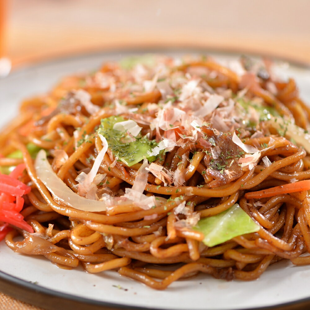 お母さんのソース焼きそば 計16食(250g×2食×8袋）　惣菜 焼きそば 太麺 お取り寄せ 温めるだけ お惣菜 お取り寄せ 冷凍食品 冷凍 おかず 惣菜 お弁当 お取り寄せグルメ 冷凍おかず レンジで簡単 2