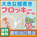 【最短当日発送】特大(縦)タイプ 15個　フロッキーネーム 