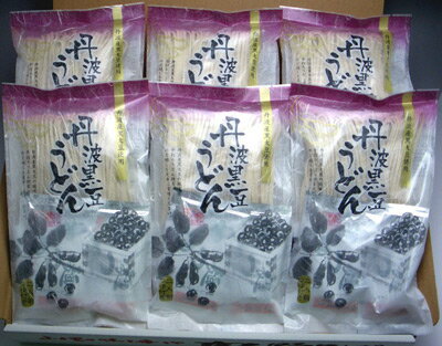 半生黒豆うどん12人前丹波の黒大豆を使用した本格派の変わりうどん♪【oct20】 1