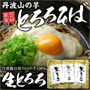 兵庫県産そば粉を使用した本格冷凍生そば丹波の山芋とろろを3パック付けた超贅沢なセット【送料無料】【つゆ付】【父の日ギフト】【楽ギフ_包装】丹波の山芋とろろ付き兵庫県産そば粉使用の冷凍生そば5人前打ちたてそばをすぐに冷凍保存♪風味そのまま!夜久野そば本舗の原点の味をお届け【0603superP10】