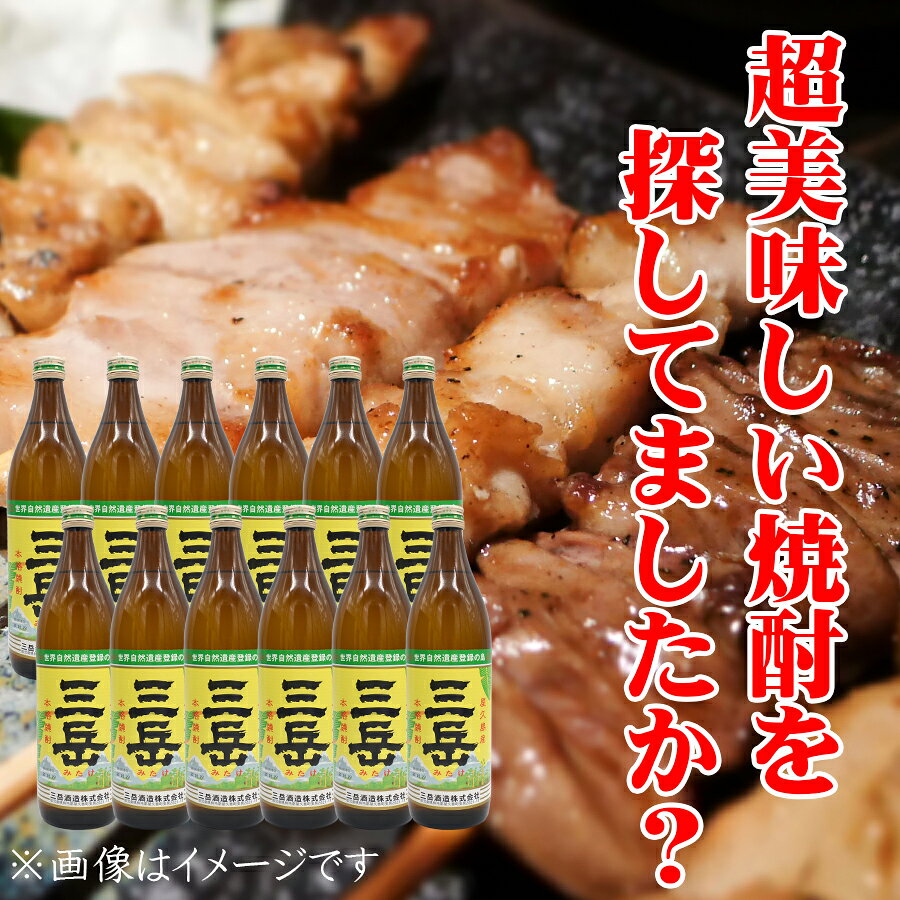 三岳 焼酎三岳 屋久島 三岳酒造 芋焼酎 おいしい焼酎 人気焼酎 おすすめ 焼酎三岳900ml×12本（化粧箱なし） yakushima-10000583 やくしま市場 サンプル画像2