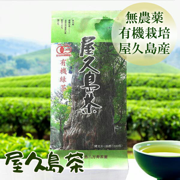 屋久島 茶 80g 全国 有機 農業推進委員会会長賞 受賞 無農薬 有機栽培 JAS 認定 日本茶 [M便 1/1]