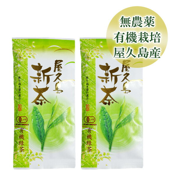 【本日エントリーでポイント最大11倍】【 2袋 セット 】 屋久島 新茶 80g【 送料無料 全国 有機 農業推進委員会会長賞 受賞 栗田早生 無農薬 有機栽培 JAS 認定 日本茶 】 [M便 1/2]のサムネイル